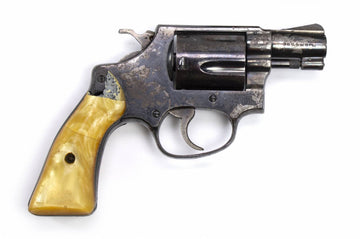 S&W 36 .38 SPECIAL 2" BARREL BLUED FIXED SIGHT, SQUARE BUTT
