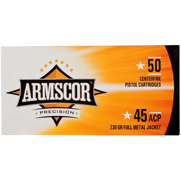 Armscor FAC4512N Pistol  45 ACP 230 gr Full Metal Jacket (FMJ) 50 Bx/ 20 Cs