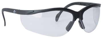 Walkers Game Ear Sport Glasses Clear Lens Polycarbonate Black Half Frame - Adult