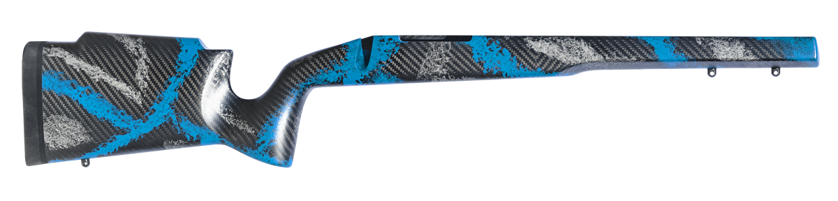 Proof Research Mountain Tactical Hunter Medium Action Right Hand Blue Sponge Carbon Fiber Rifle Stock