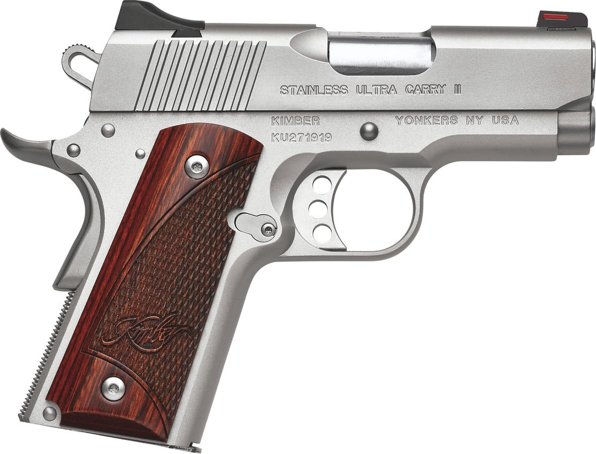 Kimber Ultra Carry II Stainless 45 ACP 3in 7+1 Semi-Auto Pistol