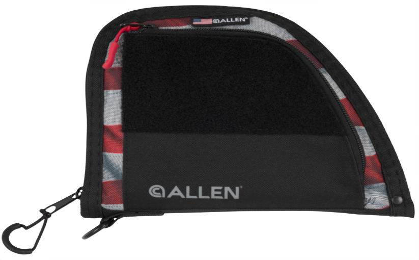Allen 1127 Victory Taper Pistol Case 9" Red/White/Blue Holds 2 Handguns