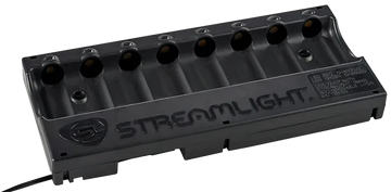 Streamlight 20230 8-Unit Bank Charger for SL-59/CR123A - 12V DC Black