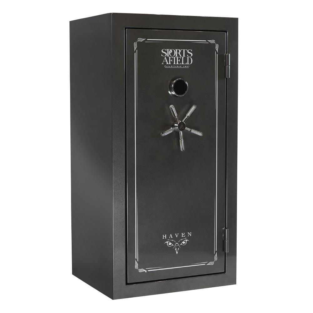Sports Afield Haven SECSA5930HX 36+6 Fireproof Gun Safe 59x30x25 Dark Gray Metallic