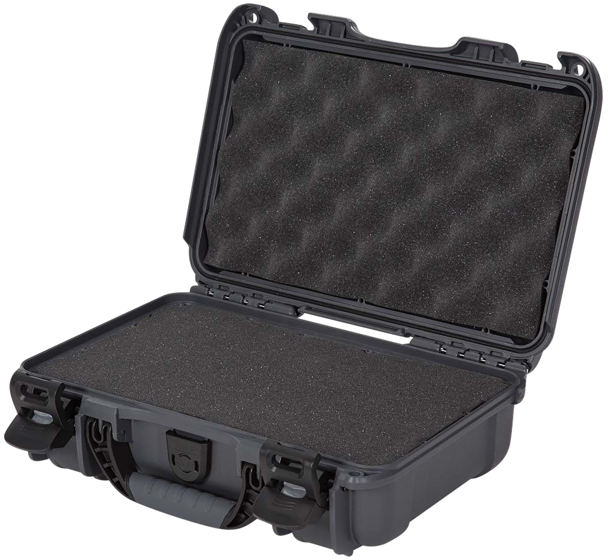 Nanuk 909 Waterproof Hard Case Graphite Resin w/ Cubed Foam 11.44 x 7 x 3.68