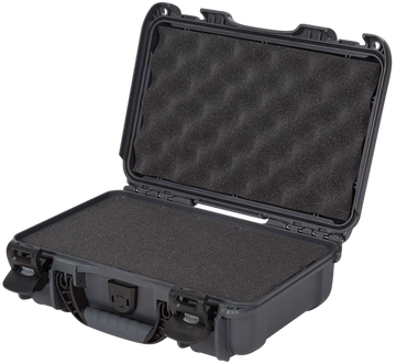 Nanuk 909 Waterproof Hard Case Graphite Resin w/ Cubed Foam 11.44 x 7 x 3.68