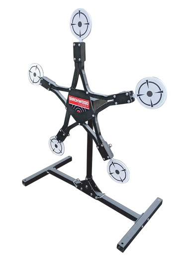 Birchwood Casey Texas Star AR500 Steel Plinking Target - 6" Paddles 0.37" Thick Standing