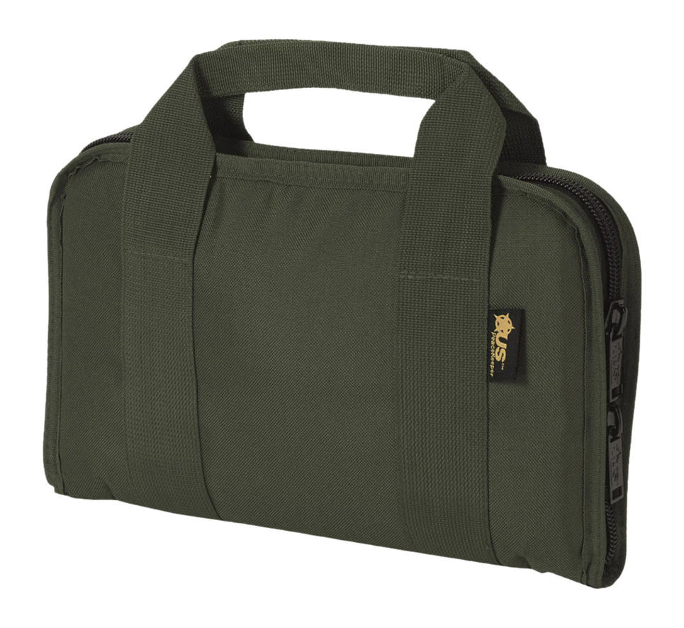 US PeaceKeeper P21107 Attache Gun Case 13.5" x 8.5" OD Green 600D Polyester