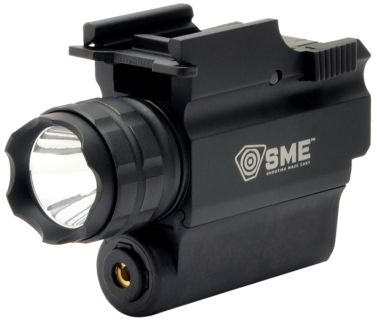 SME SMEWLLP Compact Tactical Handgun LED Light/Laser Combo 250 Lumens Black