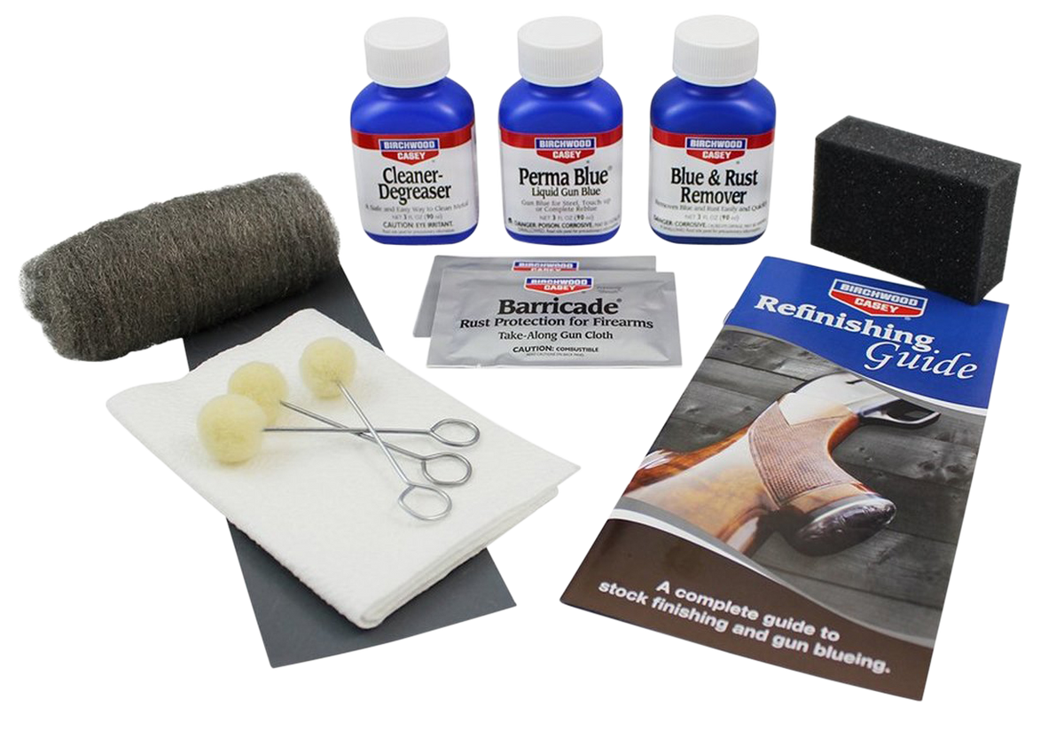 Birchwood Casey 13801 Perma Blue Liquid Gun Blue Kit - 8 Piece
