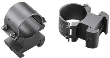 Weaver Mounts Sure Grip Windage Adjustable Scope Rings 1" Extra High Matte Black