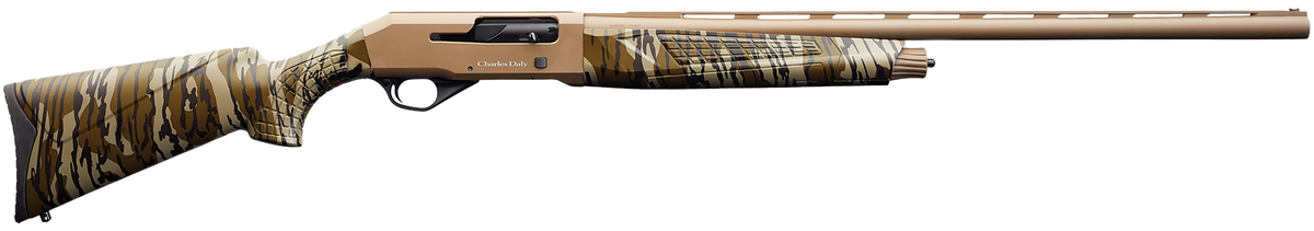 Charles Daly 601 12 Gauge 4+1 3" 28" Vent Rib Semi-Auto Shotgun - Mossy Oak Bottomland