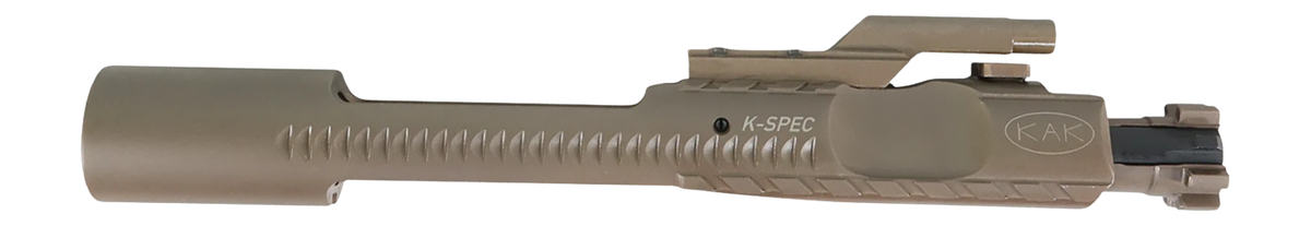 KAK Industry K-SPEC Enhanced M16 5.56 NATO/300 Blackout BCG - PVD Flat Dark Earth, Dual Ejector