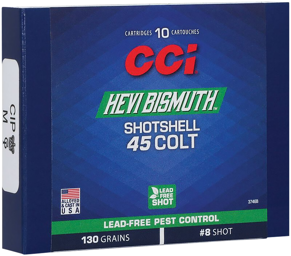CCI Pest Control HEVI-Bismuth 45 Colt 130gr #8 Bismuth Shotshell 10rd Box - Box or Case