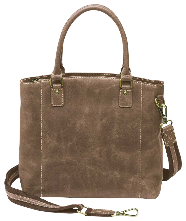 Kingport Industries GTM-CZY/51 Town Tote Brown Leather Concealed Carry Bag