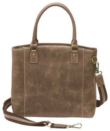 Kingport Industries GTM-CZY/51 Town Tote Brown Leather Concealed Carry Bag
