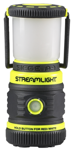 Streamlight The Siege AA 200/100/50 Lumen C4 LED Lantern - Black/Yellow