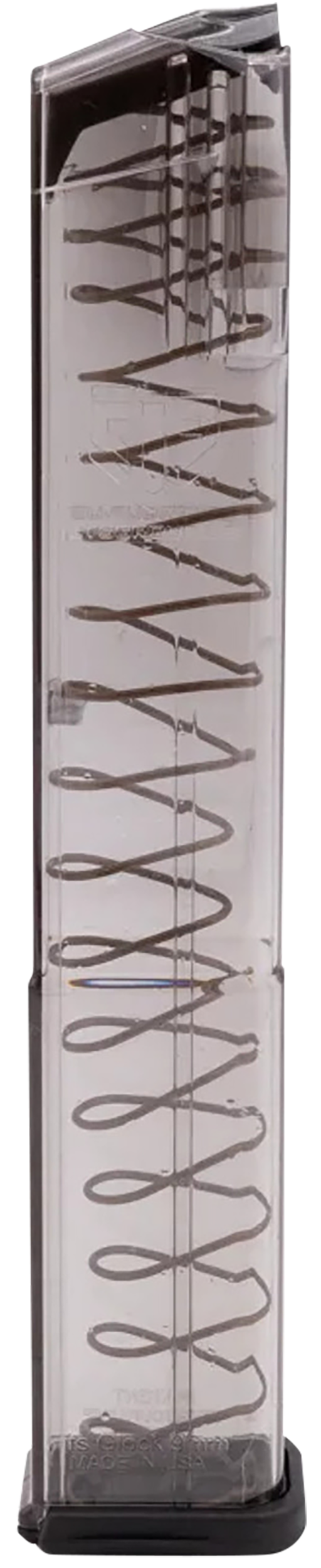 ETS Group GLK18G2 9mm Luger 32-Rd Extended Pistol Magazine for Glock - Clear Polymer