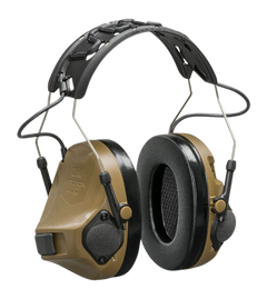 3M Peltor ComTac VIII HD Coyote Brown Over the Head Electronic Earmuff