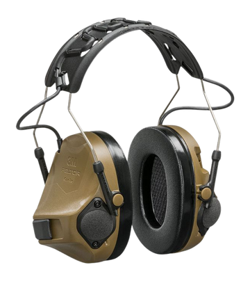 3M Peltor ComTac VIII HD Coyote Brown Over the Head Electronic Earmuff