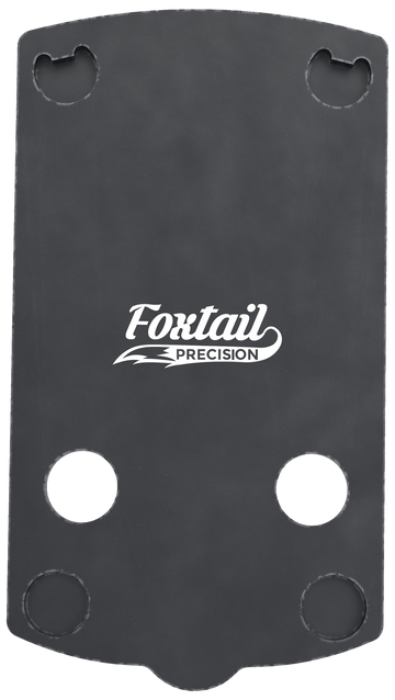 Foxtail Precision 100005 Red Dot Adapter Plate for Glock 43X/48 MOS & Springfield OSP - Black Anodized 7075 Aluminum