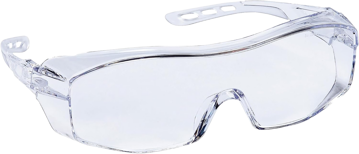 3M Peltor Sport Over the Glass Safety Eyewear - Clear Polycarbonate Lens Clear Frame - ANSI Z87.1-2010