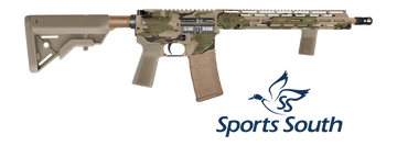 Diamondback DB15 5.56 NATO 16" 30+1 Semi-Auto AR-15 Rifle - Swamp Stalker Camo Cerakote