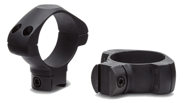 Konus 7419 Steel Rings 30mm Medium 0 MOA - 3/8" Grooved Receiver - Matte Black Pair