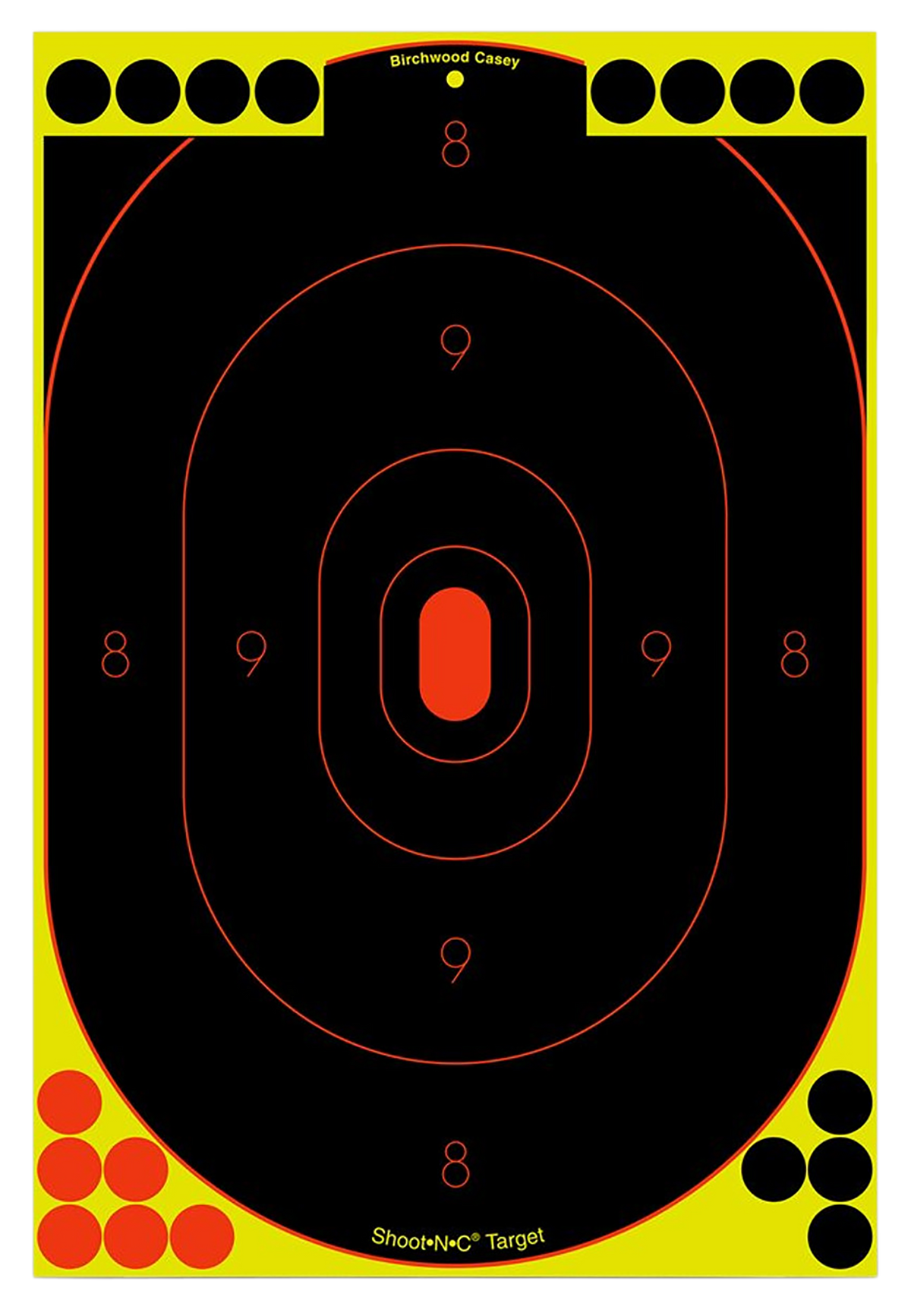 Birchwood Casey Shoot-N-C 12"x18" Silhouette Reactive Paper Target 5 Pack