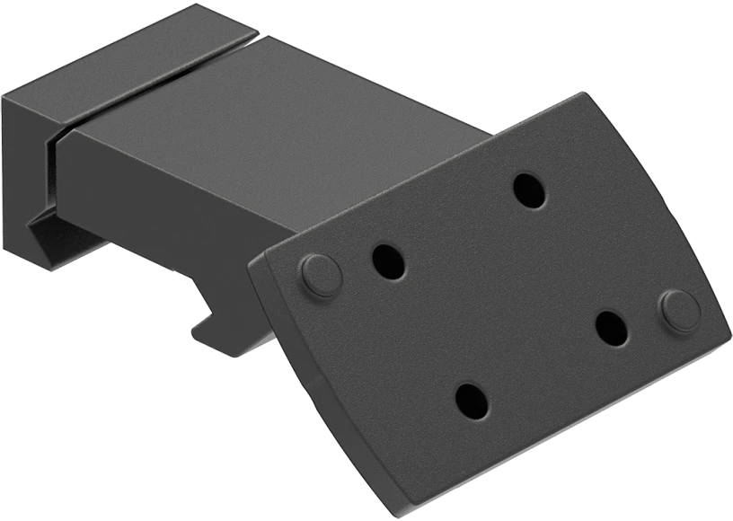 Leupold DeltaPoint Pro 45-Degree AR Picatinny Rail Mount Matte Black Aluminum - 0 MOA