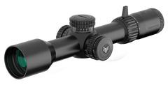 Swampfox Optics Warhawk 5-25x56mm 34mm Tube FFP Riflescope - Sharpshooter MOA Reticle