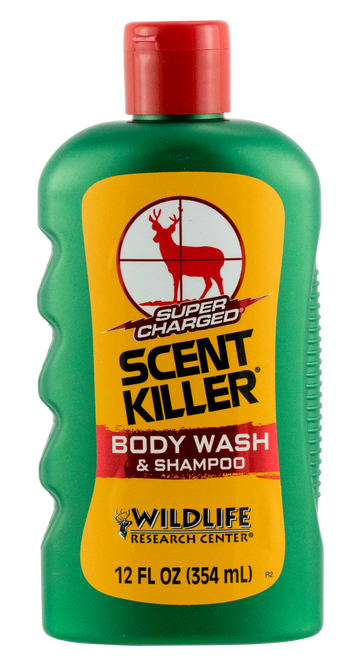 Wildlife Research Scent Killer Super Charged Body Wash & Shampoo Odor Eliminator 12 oz