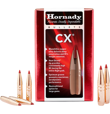 Hornady CX .338 240gr Copper Alloy Rifle Reloading Bullets - 50/Box