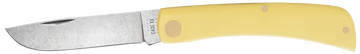 Case Sod Buster Jr 2.80" Skinner Chrome Vanadium Folding Knife Yellow Synthetic Handle