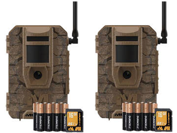 Muddy Mitigator 2.0 24MP Cellular Trail Camera 80ft Range - 2 Pack