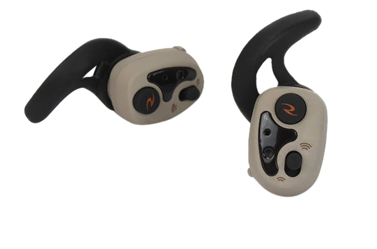 Radians Vertex Nano Wireless Electronic Earbuds 25 dB NRR In The Ear Tan - 1 Pair