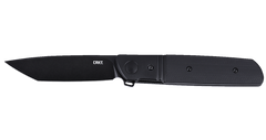 Columbia River CRKT 5720KC Bamboozled 3.31" Folding Tanto Plain D2 Black Oxide G10/SS