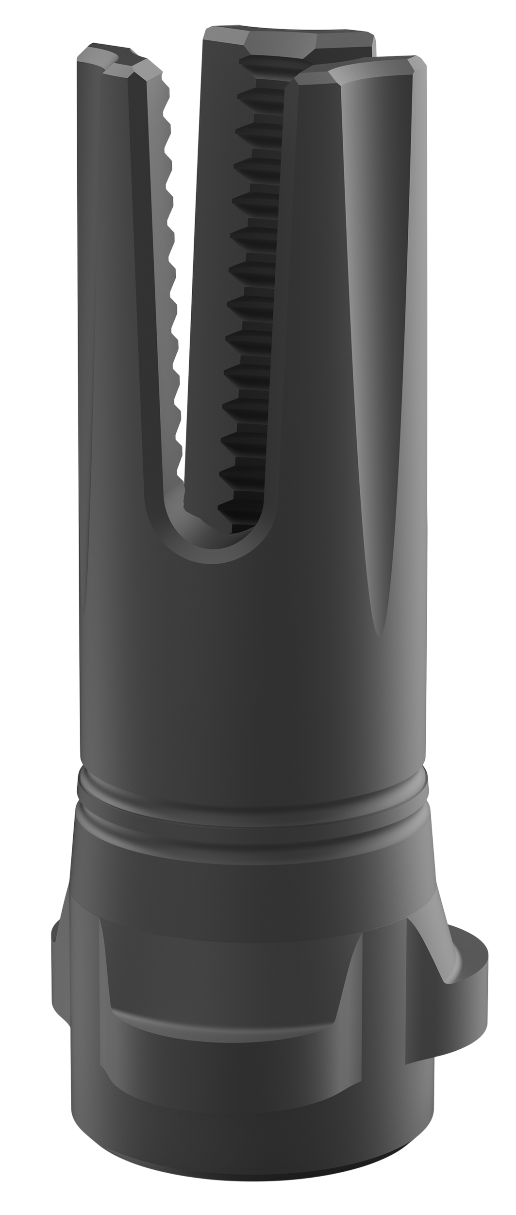 Breek Arms Scorch 3-Prong 9mm 1/2x28 Black Nitride Steel Flash Hider - Breek-LOK 3QD Compatible