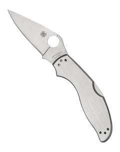 Spyderco UpTern C261P 2.82" 8Cr13MoV Plain Edge Stainless Lockback Folding Knife