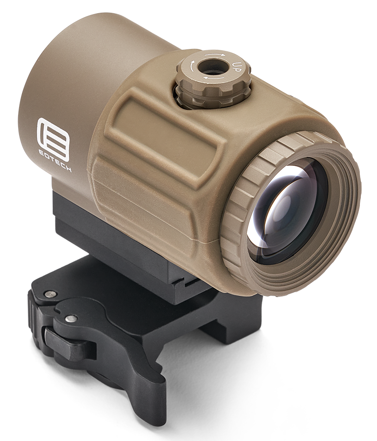 EOTech G43 3x Magnifier with QD STS Mount - Tan