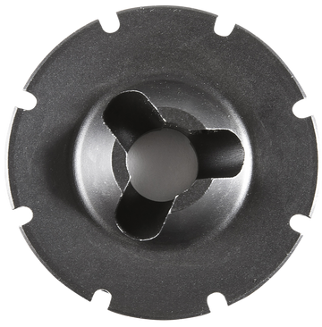 Dead Air DA206 Flash Hinder Front Cap R-Series 5.56mm 17-4 Stainless Steel Black Nitride