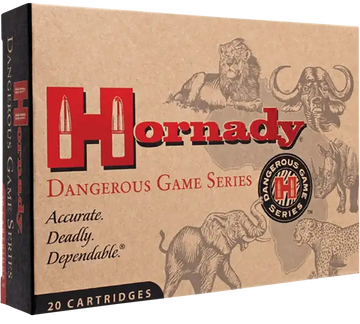 Hornady Dangerous Game 375 H&H Mag 300gr DGS Solid - Box or Case