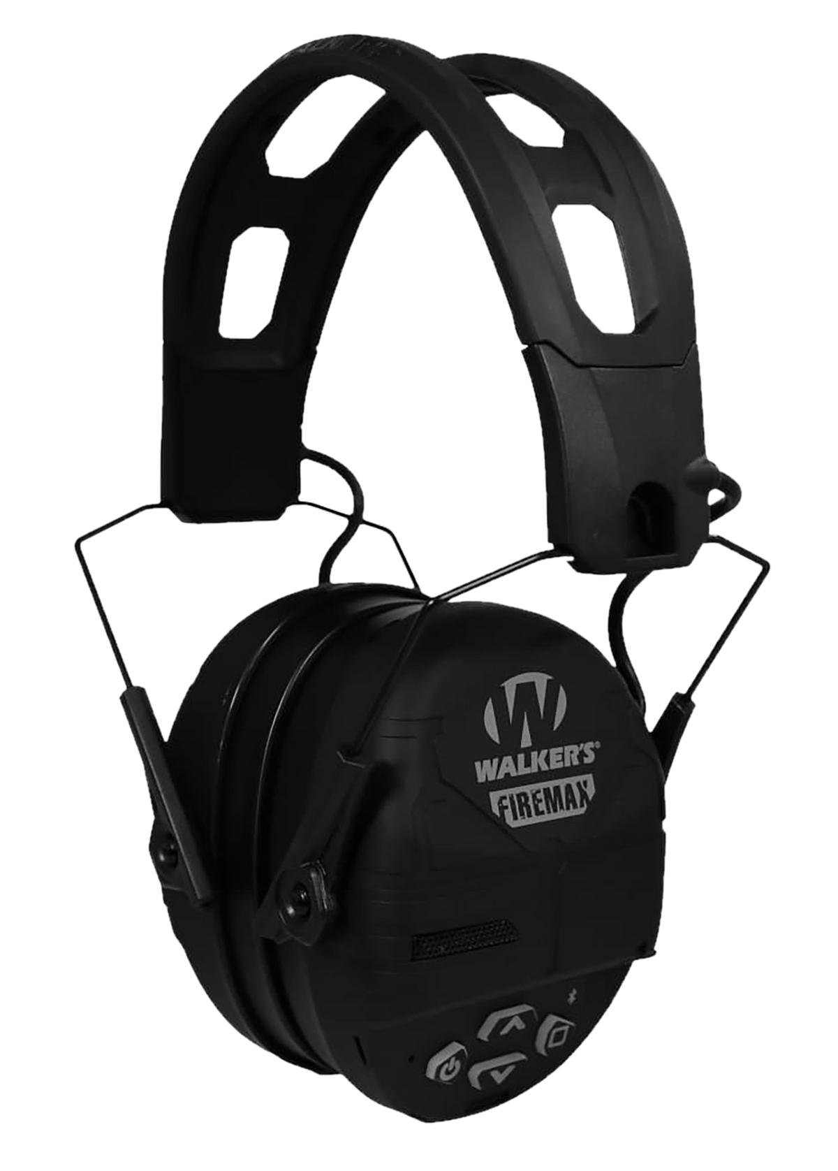 Walkers Game Ear Firemax Bluetooth Digital 23 dB Over the Head Electronic Muff - Black