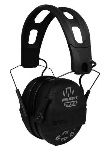 Walkers Game Ear Firemax Bluetooth Digital 23 dB Over the Head Electronic Muff - Black