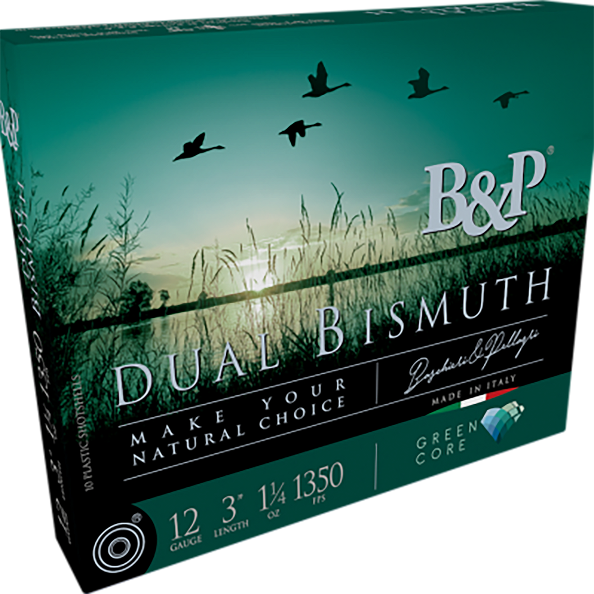 B&P Ammunition Dual Bismuth 12 Gauge 2.75" 1 1/5 oz Bismuth 3/4 Shot - Box or Case