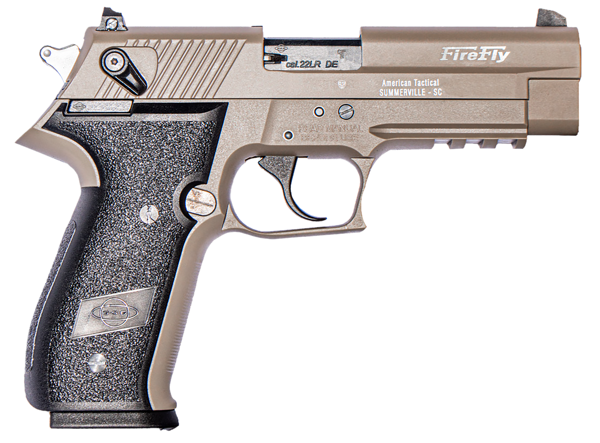 GSG FireFly 22 LR 4" 10+1 Semi-Auto Pistol - Tan