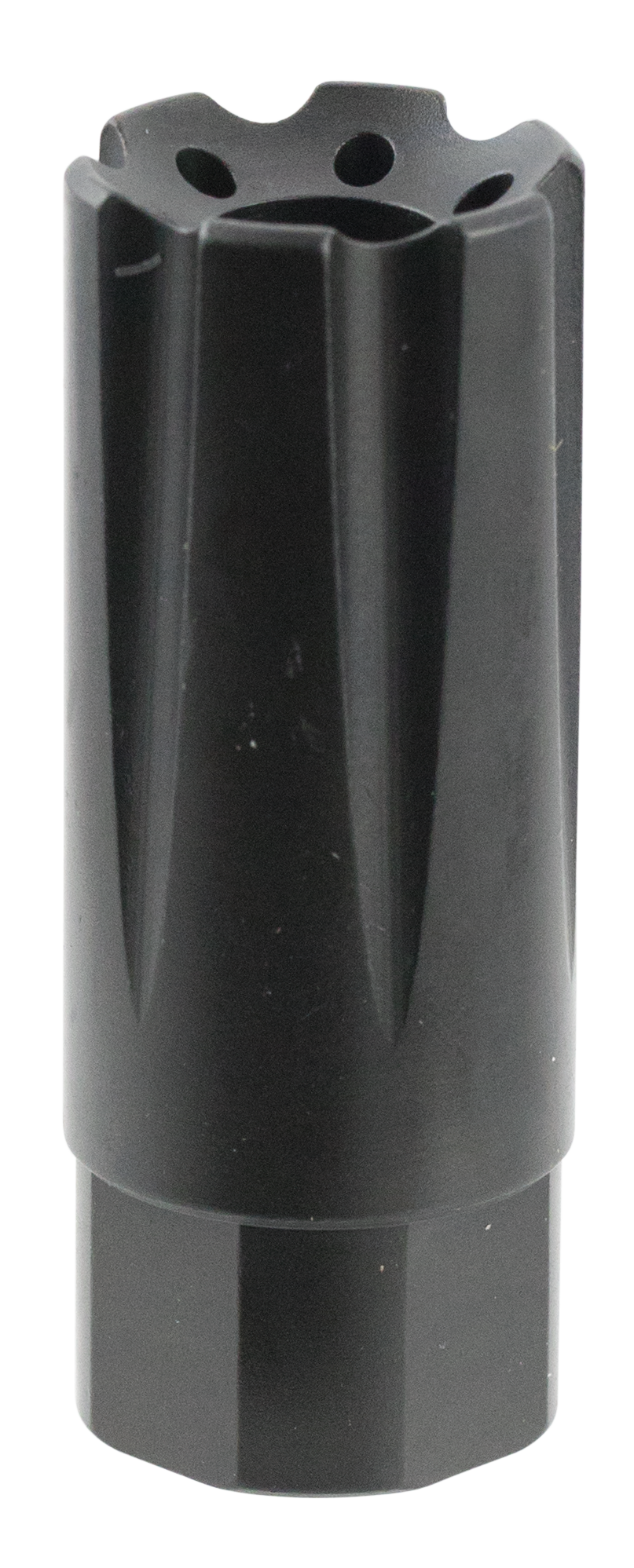 TacFire MZ10209MM Linear 9mm Luger Forward Style Muzzle Brake 1/2x36 Black Nitride Steel