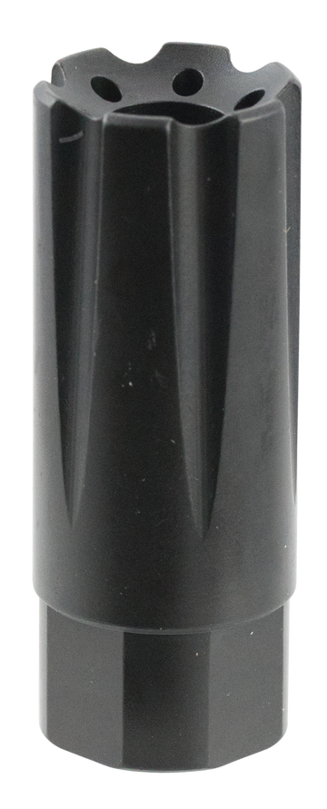 TacFire MZ10209MM Linear 9mm Luger Forward Style Muzzle Brake 1/2x36 Black Nitride Steel