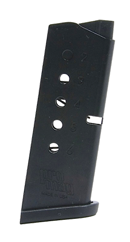 ProMag SMI20 .380 ACP 6rd Black Oxide Steel Magazine for S&W Bodyguard