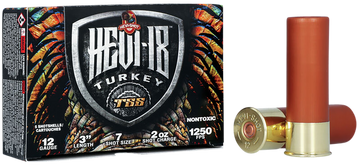 Hevishot HEVI-18 TSS Turkey 12 Gauge 3" 2oz #7 Shot 1250 fps - Box or Case